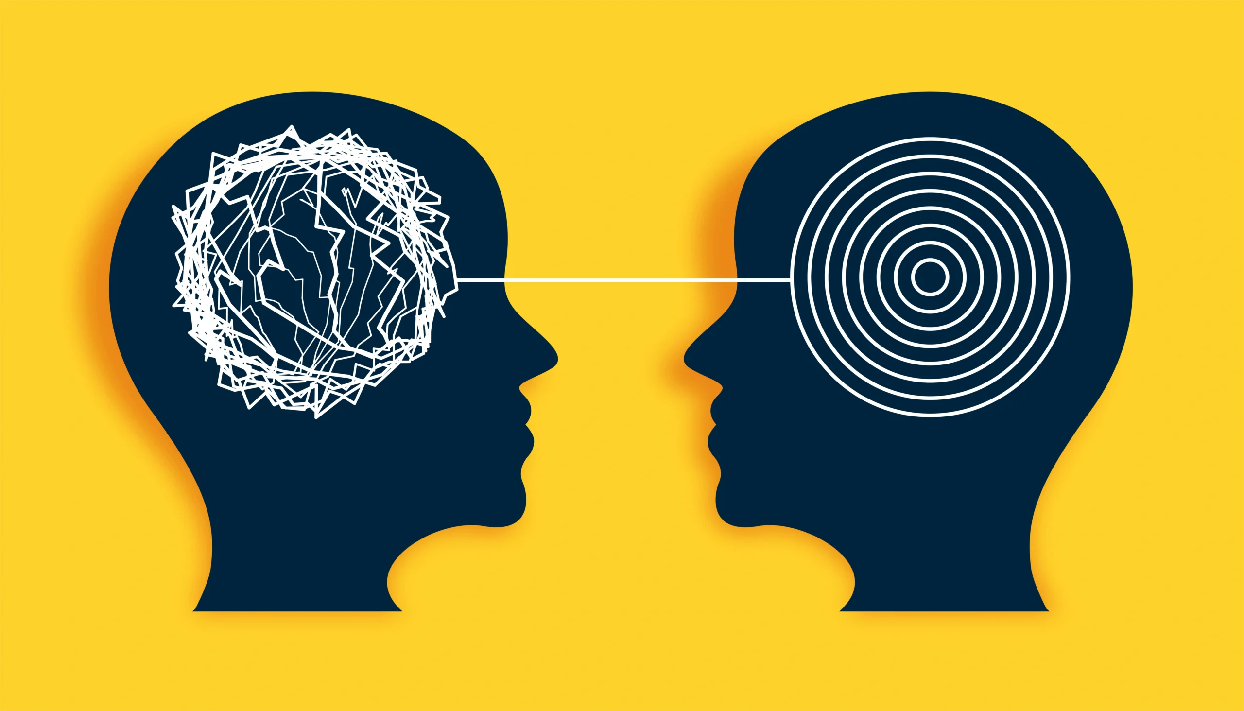 Illustration of Leaders balancing gut instinct with data for smarter decisions