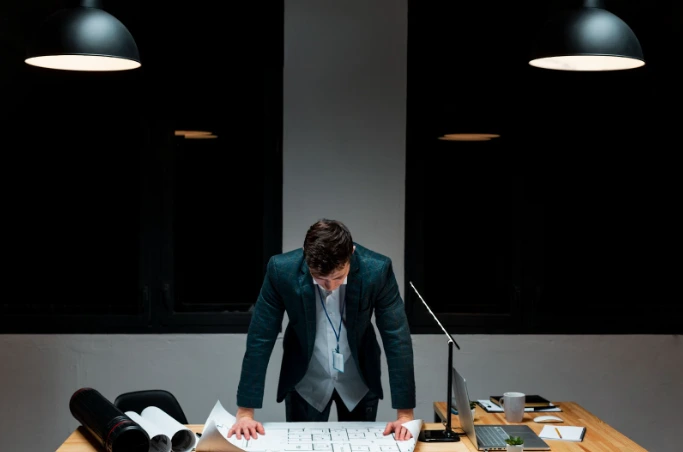 A CEO facing burnout.