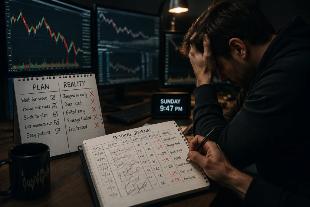 Traders Who Journal Every Trade Still Make the Same Mistake the Following Week